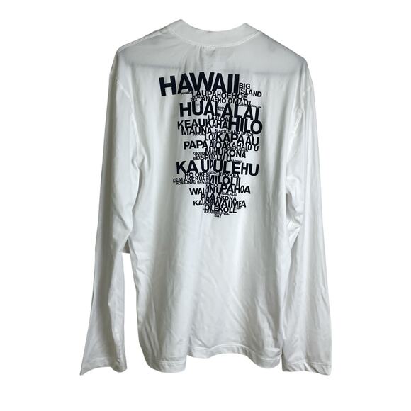 James Perse Mens Rash Guard Size 3 Large Long Sleeve Hualalai Hawaii Sun Swim * - Picture 1 of 11
